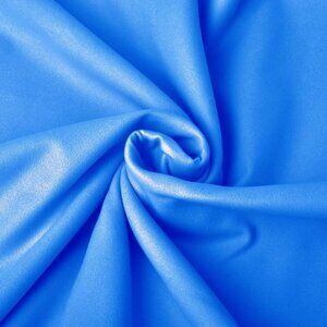 Blue Microfiber Fabric by The Yard, 65" Wide, Perfect for DIY & Home Projects